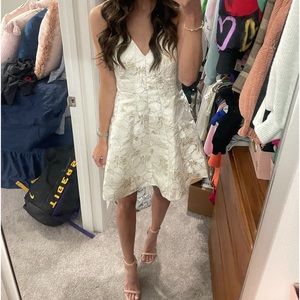 Lulu’s White Floral Dress